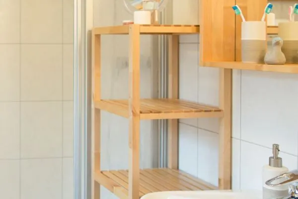 Badezimmer  Haus Süderpiep Whg. Robbe