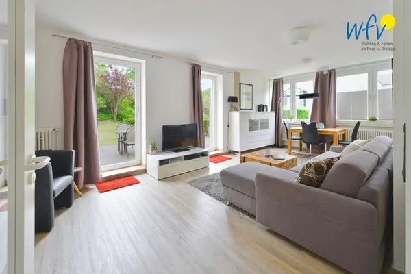 Wohnzimmer Haus am Park Ferienwohnung 1