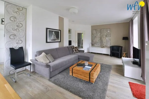 Wohnzimmer Haus am Park Ferienwohnung 1