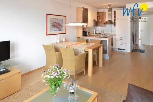 Wohnzimmer Kaiserhof Ferienwohnung 206