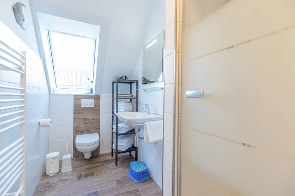 Badezimmer  Haus Nordseekind "Meeresrauschen"
