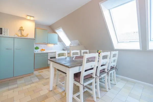 Küche / Küchenzeile  Haus Nordseekind "Meeresrauschen"