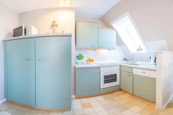 Küche / Küchenzeile  Haus Nordseekind "Meeresrauschen"