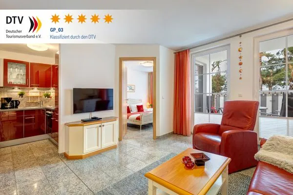 Wohnzimmer  Ostseeresidenz Gorki Park, Whg. 03