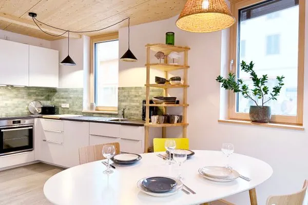  Ferienwohnung Halbinsel52 Wasserburg - Wohnbereich