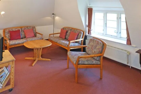 Wohnzimmer in der Ferienwohnung Sillo´s Hüs 3 in Nebel auf Amrum  *Sillo´s Hüs 3*
