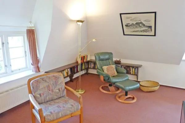 Wohnzimmer in der Ferienwohnung Sillo´s Hüs 3 in Nebel auf Amrum  *Sillo´s Hüs 3*