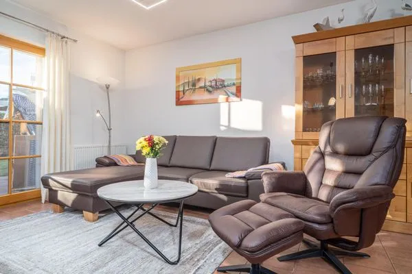 Wohnzimmer Ferienpark Freesenbruch Wohnung 2.1 - Möwennest