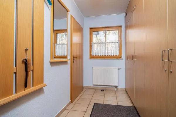 Flur mit Garderobe Ferienpark Freesenbruch Wohnung 2.1 - Möwennest