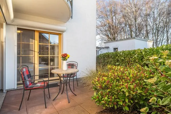 Terrasse Ferienpark Freesenbruch Wohnung 2.1 - Möwennest