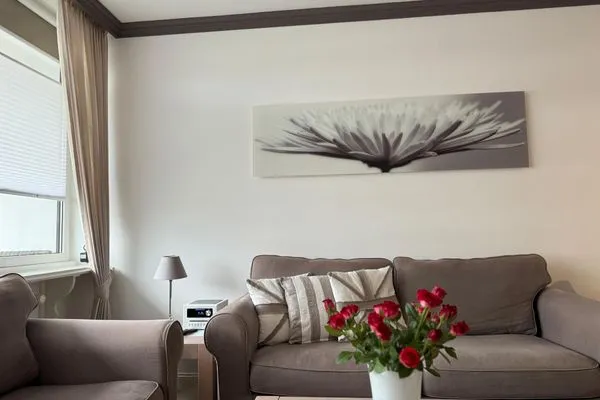Wohnzimmer Ferienwohnung im Haus Strandstr.22 Strandnah Nordstern - App.72