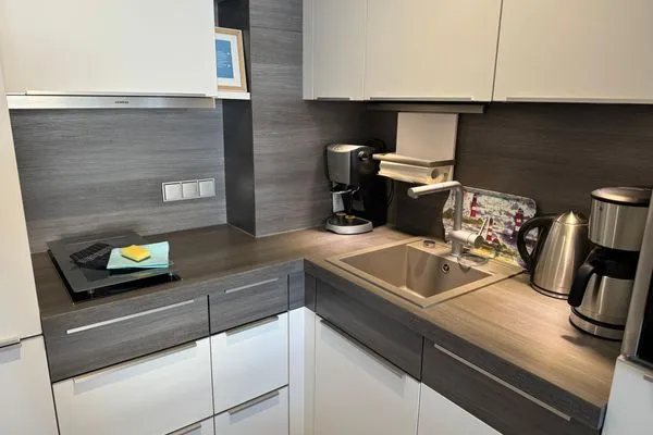 Küche / Küchenzeile Ferienwohnung im Haus Strandstr.22 Strandnah Nordstern - App.72