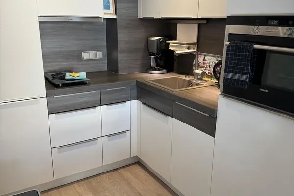 Küche / Küchenzeile Ferienwohnung im Haus Strandstr.22 Strandnah Nordstern - App.72