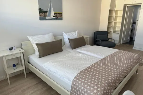 Schlafzimmer Ferienwohnung im Haus Strandstr.22 Strandnah Nordstern - App.72