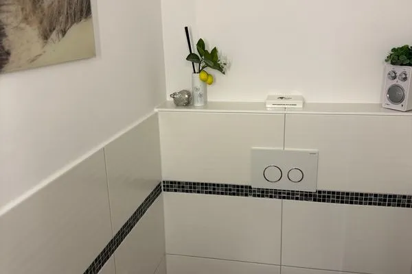 Gäste-WC Ferienwohnung im Haus Strandstr.22 Strandnah Nordstern - App.72