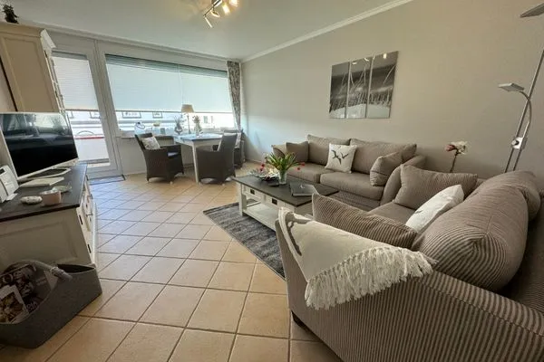 Wohnbereich Ferienwohnung im Haus Strandstr.22 Strandläufer- App. 51