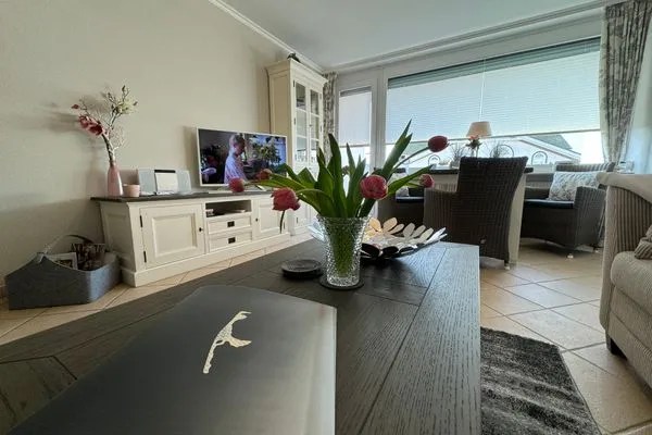 Wohnbereich Ferienwohnung im Haus Strandstr.22 Strandläufer- App. 51