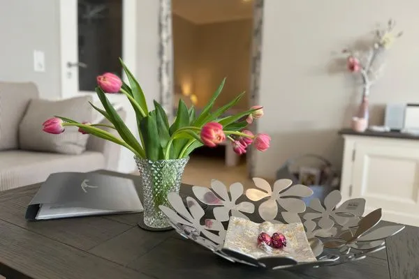 Wohnzimmer Ferienwohnung im Haus Strandstr.22 Strandläufer- App. 51