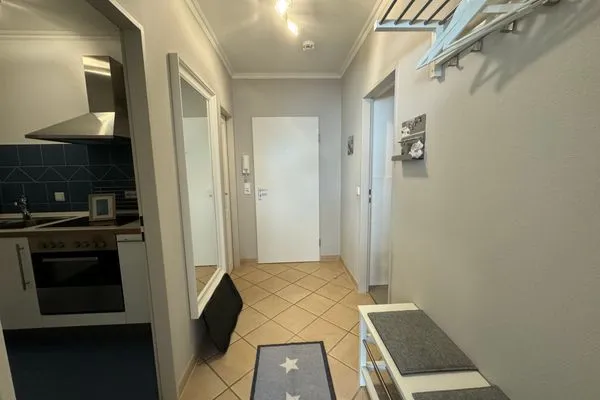 Empfang Ferienwohnung im Haus Strandstr.22 Strandläufer- App. 51