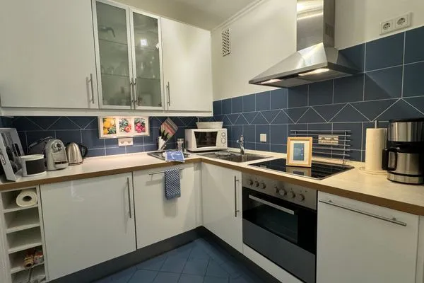 Küche / Küchenzeile Ferienwohnung im Haus Strandstr.22 Strandläufer- App. 51