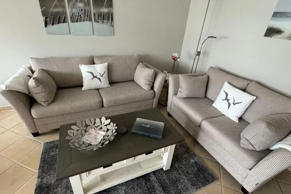 Wohnzimmer Ferienwohnung im Haus Strandstr.22 Strandläufer- App. 51