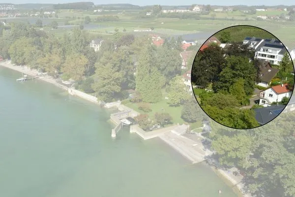  Ferienwohnung Gärtnerhäusle Nonnenhorn - Vogelperspektive