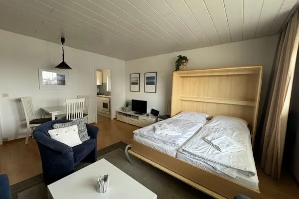 Schlafzimmer Ferienwohnung im Haus Nordland App 82