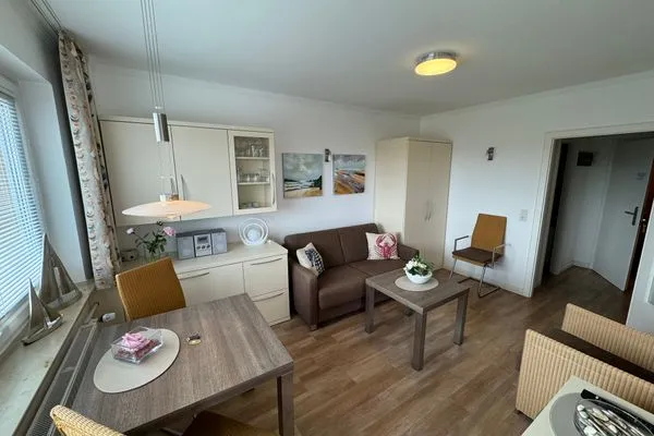 Wohnzimmer Ferienwohnung im Haus Nordland Nordland, App 57