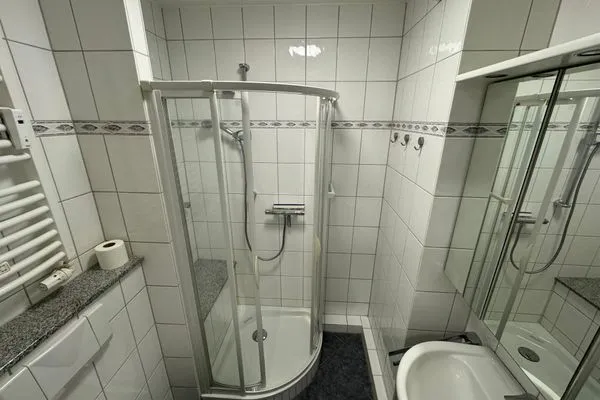 Badezimmer Ferienwohnung im Haus Nordland Nordland, App 57