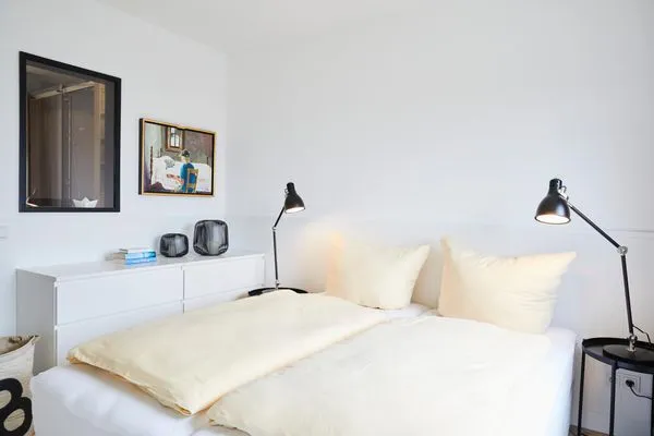 Schlafzimmer Ferienwohnung im Haus Nordland App 105