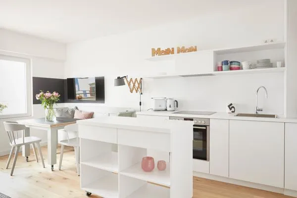 Wohnzimmer Ferienwohnung im Haus Nordland App 105