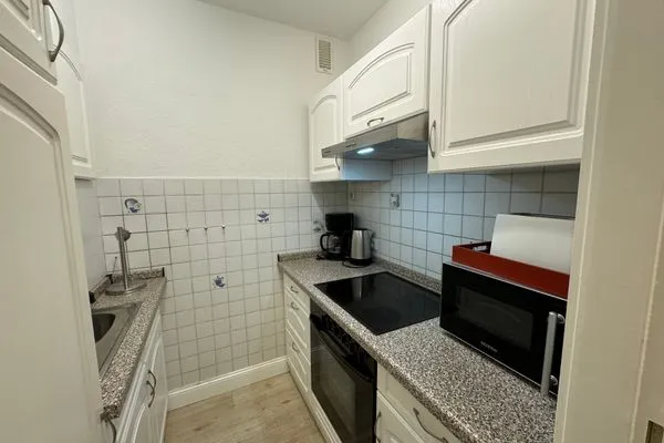 Küche / Küchenzeile Ferienwohnung im Haus Nordland App 118 (Hund)