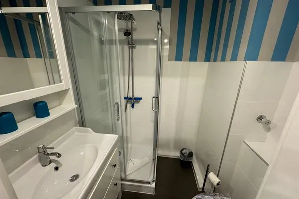 Badezimmer Ferienwohnung im Haus Nordland App 118 (Hund)