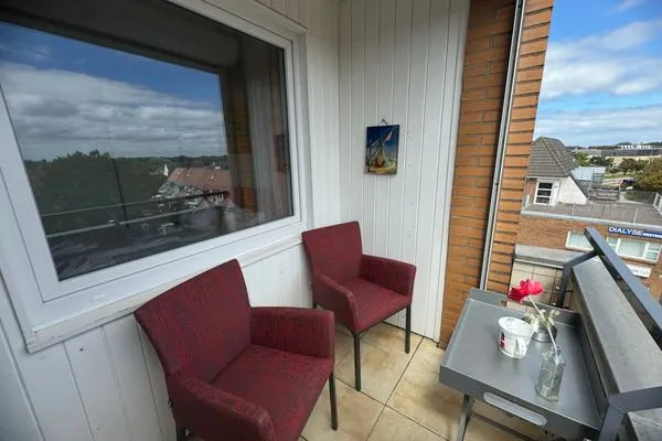 Balkon Ferienwohnung im Haus Nordland App 88