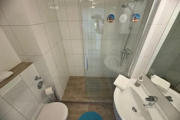 Badezimmer Ferienwohnung im Haus Nordland App 88