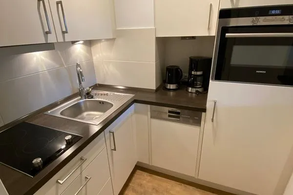 Küche / Küchenzeile Ferienwohnung im Haus Nordland App39