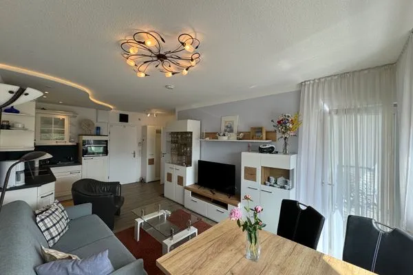 Wohnzimmer Ferienwohnung im Haus Nordland App 30