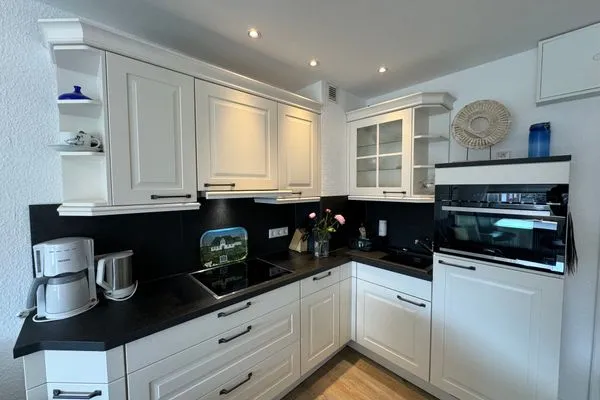 offene Küche Ferienwohnung im Haus Nordland App 30