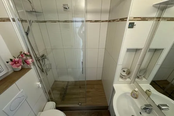 Badezimmer Ferienwohnung im Haus Nordland App 30