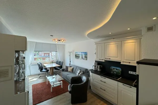 Wohnzimmer Ferienwohnung im Haus Nordland App 30