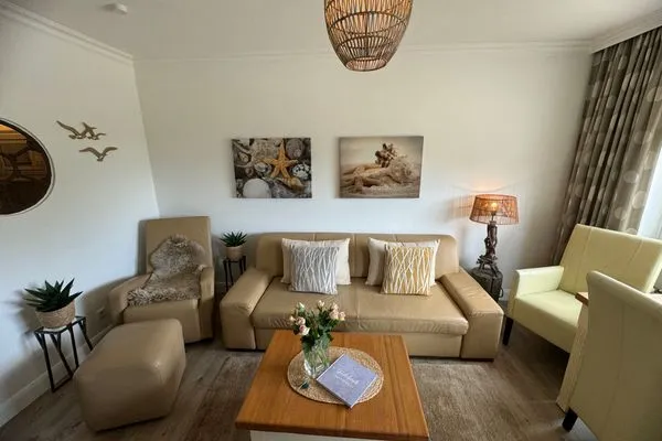 Wohnzimmer Ferienwohnung im Haus Nordland App 35(Hund)