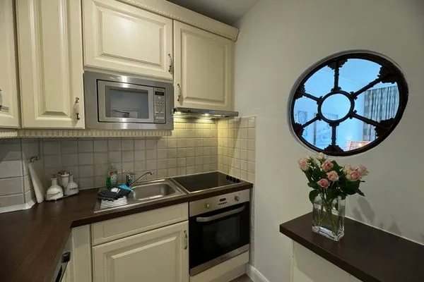 Küche / Küchenzeile Ferienwohnung im Haus Nordland App 35(Hund)