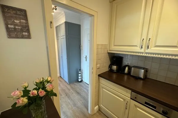 Küche / Küchenzeile Ferienwohnung im Haus Nordland App 35(Hund)