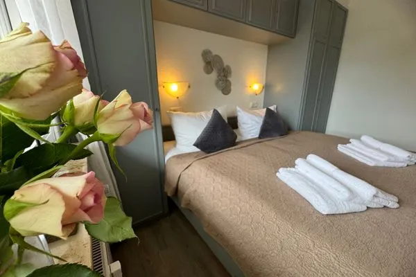 Schlafzimmer Ferienwohnung im Haus Nordland App 35(Hund)