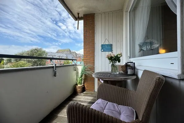 Balkon Ferienwohnung im Haus Nordland App 35(Hund)