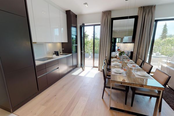 Luxus Ferienpenthouse mit Sauna und Balkon und Sauna in Strandlage