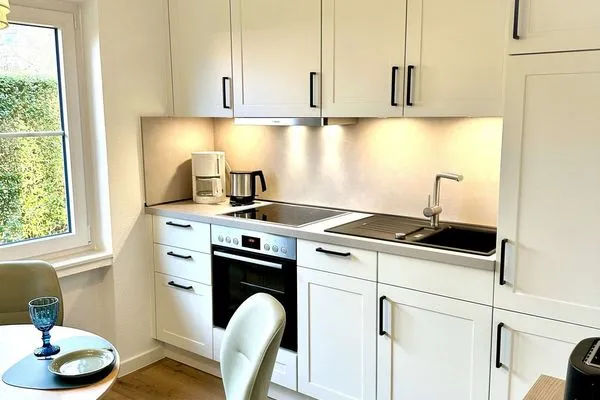 Küche / Küchenzeile Haus Dünenrose Ferienwohnung Seehund