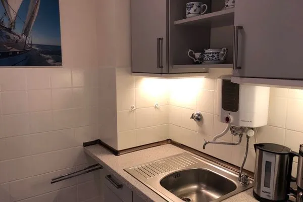 Küche / Küchenzeile Ferienwohnung im Haus Nordland App 34 (Hund)