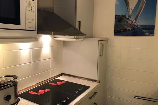 Küche / Küchenzeile Ferienwohnung im Haus Nordland App 34 (Hund)