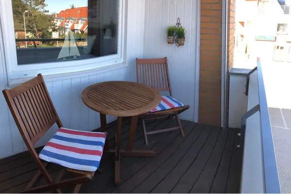 Balkon Ferienwohnung im Haus Nordland App 34 (Hund)